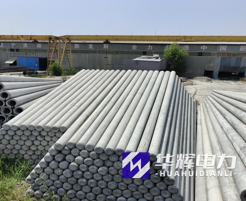 郊区15米水泥电线杆